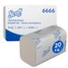 Scott Essentials 6666 papieren handdoeken, 2-laags, wit