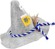 Finidi Oktoberfeest Hoed Helmut Unisex Grijs