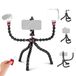NEEWER T91 Flexibel statief voor Mini Mobiele Telefoon Statief voor Vlog, 2 Magic Arms/Shutter/Telefoon Klem/Actie Camera Mount Compatibel met GoPro Hero 12 Compatibel met 15 14 Pro Max