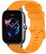 Strap-it Amazfit GTS 3 Luxe bracelet en silicone - orange