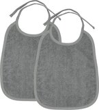 Meyco Baby Uni Badstof Slab - 2-Pack - Grey