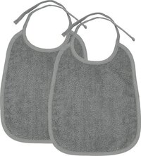 Meyco Baby Uni Badstof Slab - 2-Pack - Grey