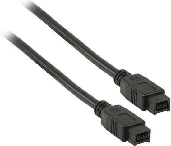 InLine 39903 FireWire kabel 3m Zwart