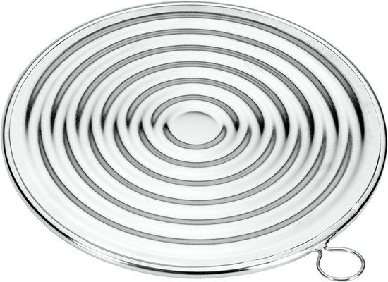 Metaltex Vlamverdeler - 19 cm diameter - RVS - Pak van 5 stuks