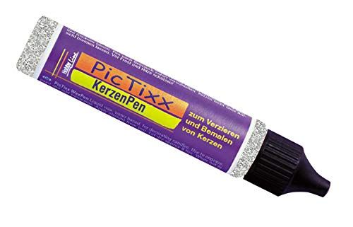 Kreul PicTixx Kaarsenpen - Glitter Zilver - 29 ml