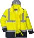 Portwest Hi-Vis 4-in-1 Contrast Traffic Jack S471 - Geel/Marine - XXXL