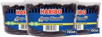 Haribo Drop Manen - 3 x 150 stuks - Voordeelverpakking