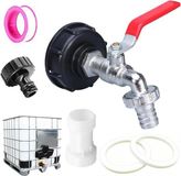 OEM Kraan met verlengstuk en grof schroefdraad voor een waterreservoir van 1000 liter