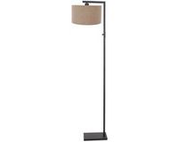 Steinhauer Zwarte vloerlamp Stang 8217ZW