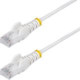 StarTech.com N6PAT25CMWHS netwerkkabel Wit 0,25 m Cat6 U/UTP
