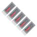 FABER-CASTELL Dust-Free gum wit, 5 stuks