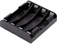 MPD BK-1264-PC8 Support de batterie 4 AAA (crayon) Connexion à souder (L x l x H) 53 x 49 x 12 mm
