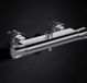 Merkloos Thermostatic shower mixer with double spout - Chrome - Wall mounting - 264 mm - 1/2" BSP - 3/4"
