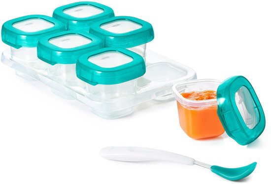 OXO Tot Zesdelige set diepvriesdoosjes 60 ml Teal