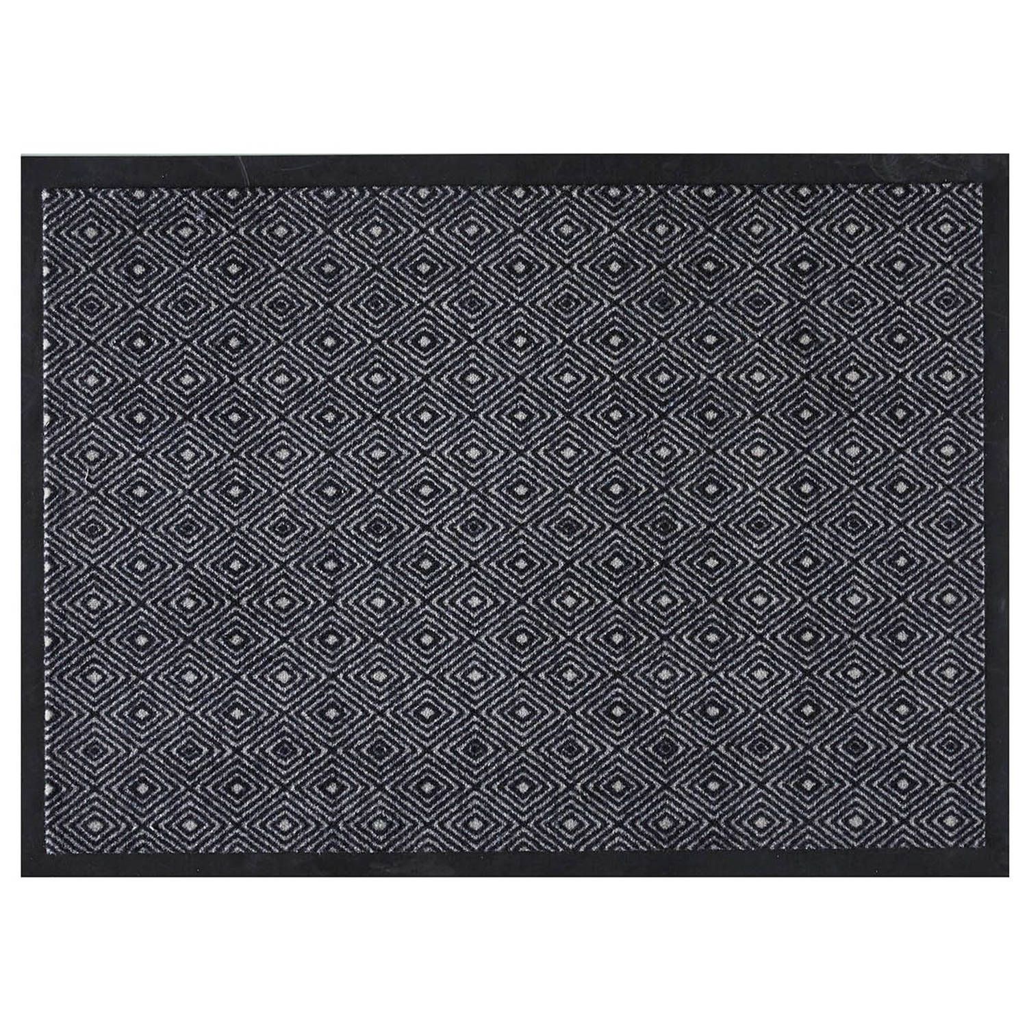 MD-Entree schoonloopmat - Impression Diamond Black - 60 x 80 cm - Zwart