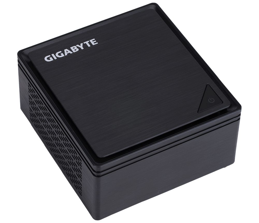 Gigabyte GB-BPCE-3350C Mini PC Barebone - Intel Celeron N3350, 2 Cores, 1.1 GHz, Black