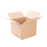Pakket van 25 Versterkte Kartonnen Dozen met Enkele Wand, 25x25x20 cm - Gemaakt in de EU van Gerecycled Karton, Duurzaam voor Verzending, Opslag en Verhuizingen