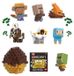 Minecraft Mini-figurine, cachée dans un buisson en forme d'œuf, avec de nouvelles charnières pour plus de possibilités de pose
