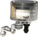 P2r SPO moto scooter Réservoir liquide de frein oval alu CNC Argent