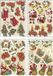 Creativ company 3D Vellen Kerst 21x30 Cm 4 Stuks