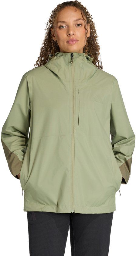 Adidas Terrex Multi 2.5 Layer Climaproof Regenjas - Dames - Groen