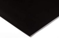 RS PRO PEHD kunststof plaat, zwart, 4 mm x 500 mm x 1000 mm
