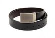 PICARD Leren riem Belt Leather Belt W110 Black / Cafe zwart donkerbruin