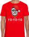 Bellatio Decorations Shoppartners Bv Gangster / rapper Santa fout Kerstshirt / Kerst t-shirt rood voor heren - Kerstkleding / Christmas outfit S