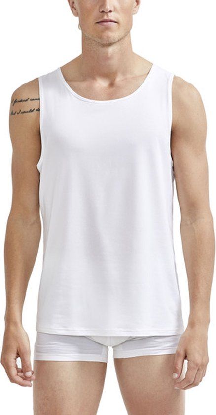 Craft Core Dry Singlet Heren - wit - Maat L