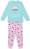 4KidsOnly Gabby's Dollhouse Pyjama - Maat 110/116 - Katoen - Roze - Blauw