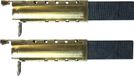 2 pièces balais de charbon pour aspirateur, dimensions 6,1 x 11 x 32 mm