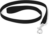 Duvo+ Nylon leiband Zwart 120 cm - 15 mm - Hond - Maat M