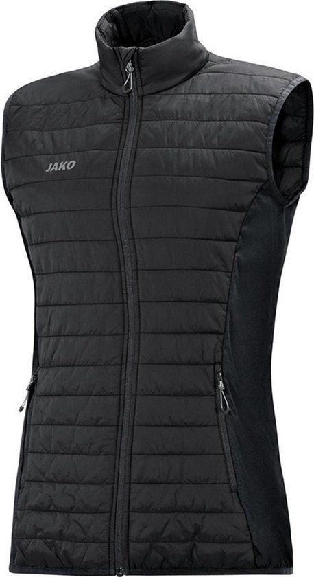 Jako - Stepp Jacket Premium Woman - Bodywarmer Dames - Zwart - Maat 44