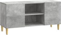 vidaXL TV-kast 102 x 34,5 x 50 cm Betongrijs Bewerkt hout