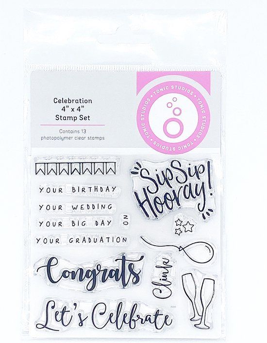 Tonic Studios Shaker Creator Celebration Stamp Set