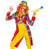 Widmann Milano Party Fashion Clown Slipjas Geblokt Blauw M