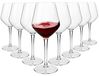 Verres à vin Tritan flottants, set de 8, 440 ml, lavables au lave-vaisselle