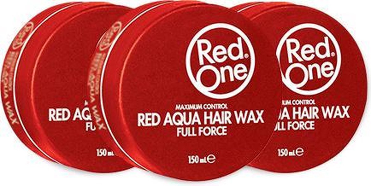 Redone Styling wax REDONE Haarwax Rood Voordeelpak 3 potten