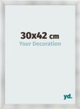 Your Decoration Cadre photo 30x42 cm Aluminium brossé MDF Pisa