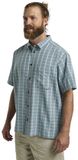 Jack Wolfskin Meseta Shirt Men - Outdoorblouse - Heren - Check Dark Navy - Maat S