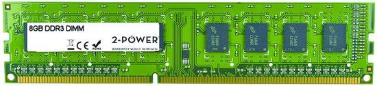 2-Power 8GB DDR3L 1600MHz 2Rx8 1.35V DIMM