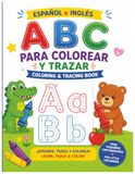 ABC Coloring & Tracing Book (Spanish & English) for Kids Ages 3-6 | Learn Letters, Trace & Color | Bilingual Early Learning Workbook