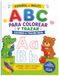 ABC Coloring & Tracing Book (Spanish & English) for Kids Ages 3-6 | Learn Letters, Trace & Color | Bilingual Early Learning Workbook
