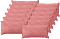 vidaXL - Kussensloop - 12 stuks - Roze - 40 x 80 cm - Katoensatijn