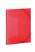 HERMA mappen A3 rood doorschijnend set, 3 stuks, hoekmappen van kunststof met elastische band en binnenkleppen voor kinderen, jongens en meisjes