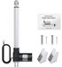 Actionneur linéaire, 12V DC, 6000N, 300mm, 4 mm/s, réglable