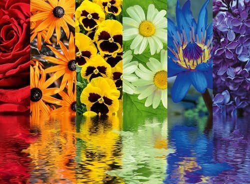 Ravensburger 12000213 Floral Reflections Puzzel 500 Stukjes voor Volwassenen