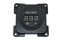 C-Line Voltmeter camper en caravan zwart - zonder verkoopverpakking