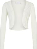 Kaffe Astrid Bolero Dames Trui - Chalk - Maat M