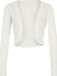 Kaffe Astrid Bolero Dames Trui - Chalk - Maat M